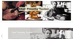 Desktop Screenshot of cheftimothytucker.com